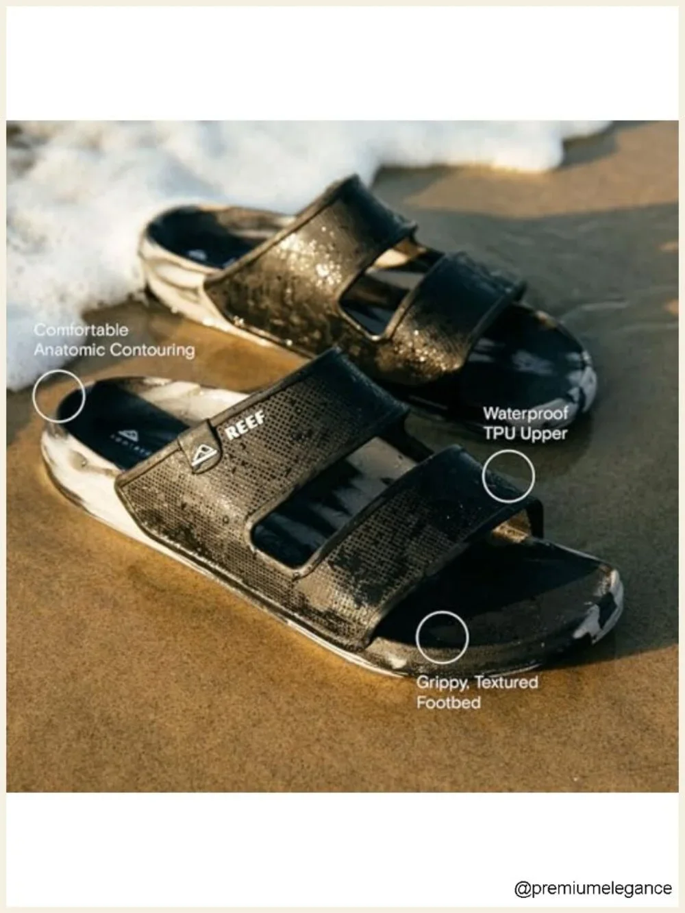 Waterproof Slide Sandals with Arch Support